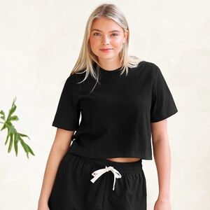 Province of Canada Monday Crop T Shirt Sz Small